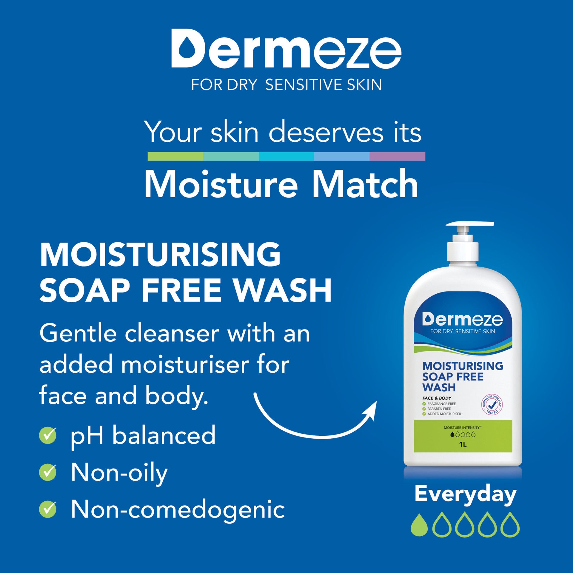 Dermeze Soap Free Wash 500ml