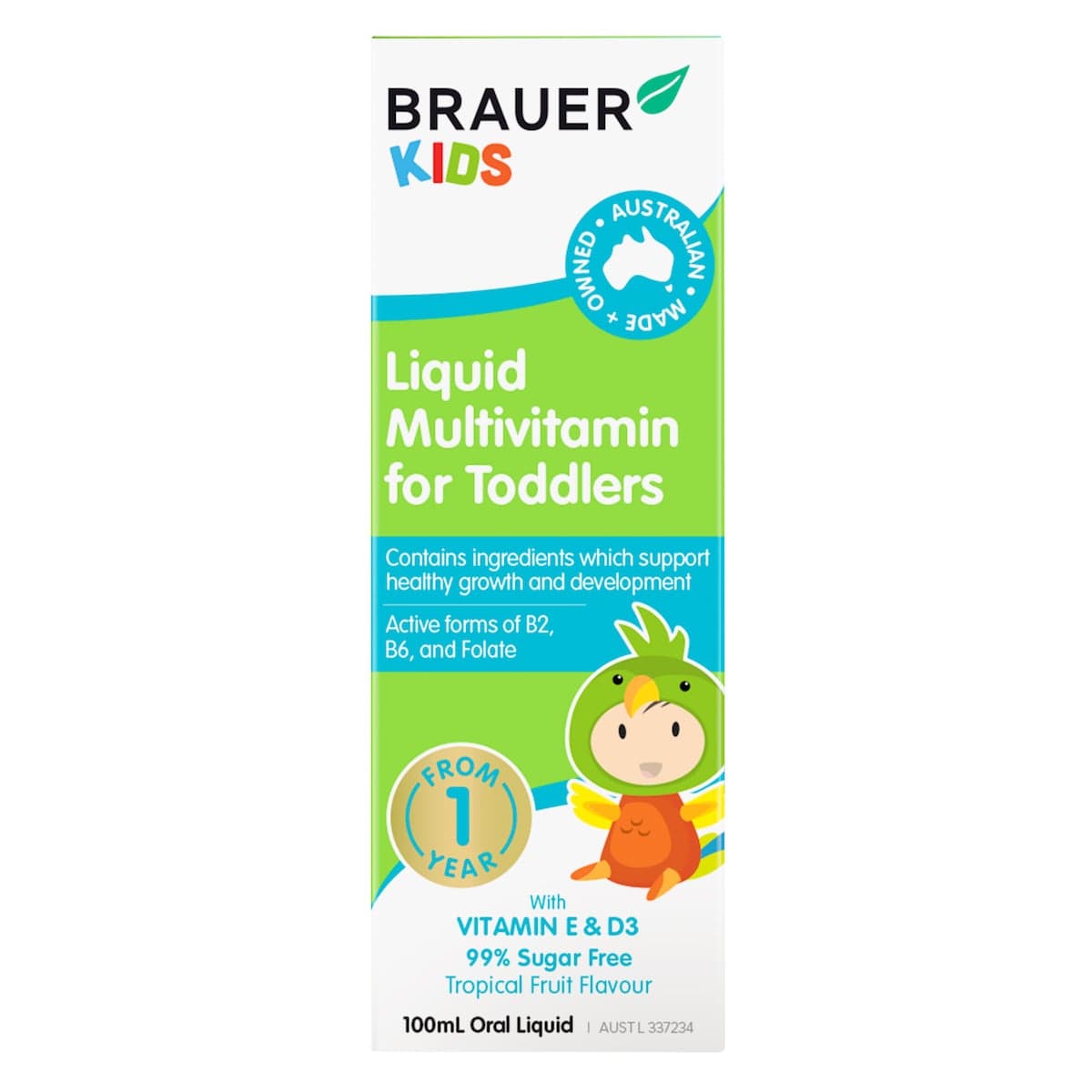Brauer Baby & Kids Liquid Multivitamin 100mL