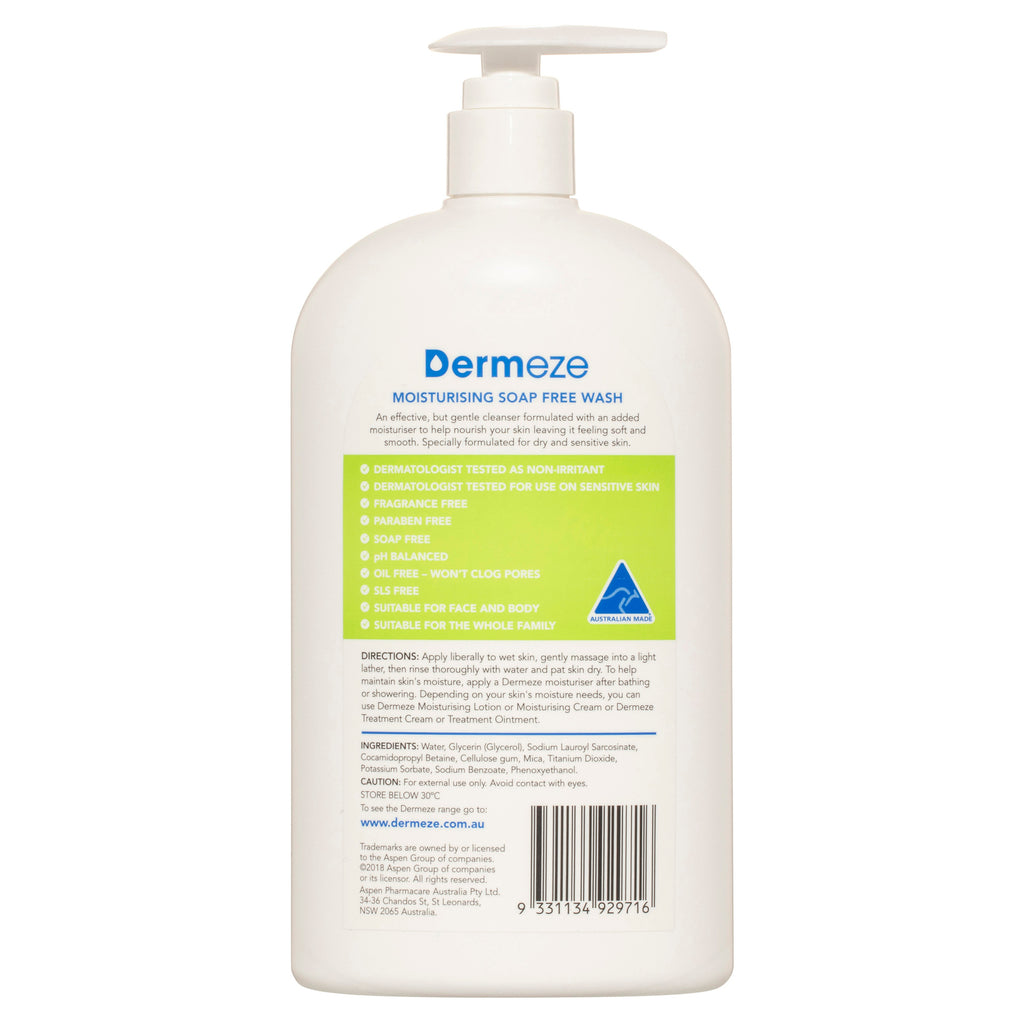 Dermeze Soap Free Wash 500ml