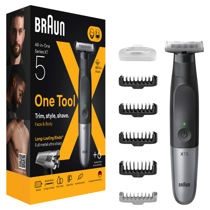 Braun Series XT5 Beard Trimmer, Shaver and Electric Razor for Men