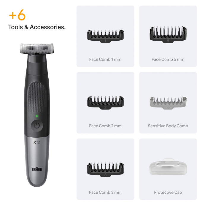 Braun Series XT5 Beard Trimmer, Shaver and Electric Razor for Men