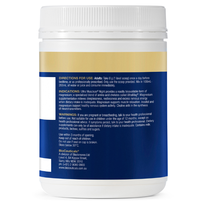 BioCeuticals Ultra Muscleze® Night 400g
