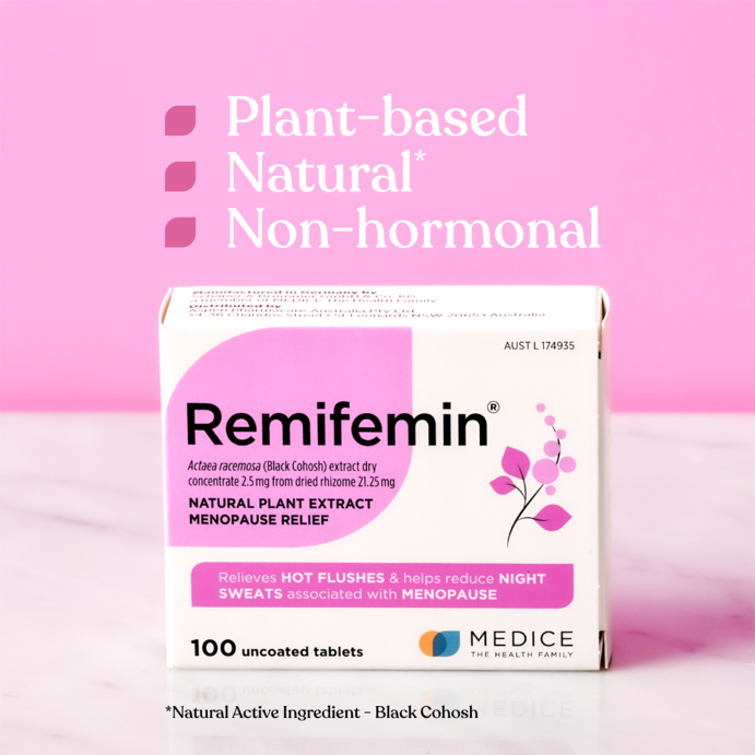 Remifemin Natural Plant Extract Menopause Relief 100 Tablets