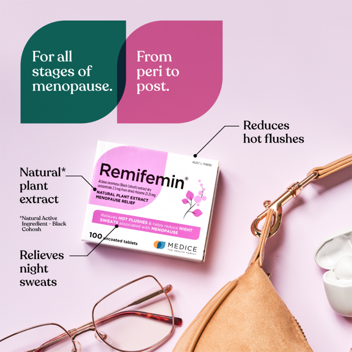 Remifemin Natural Plant Extract Menopause Relief 100 Tablets