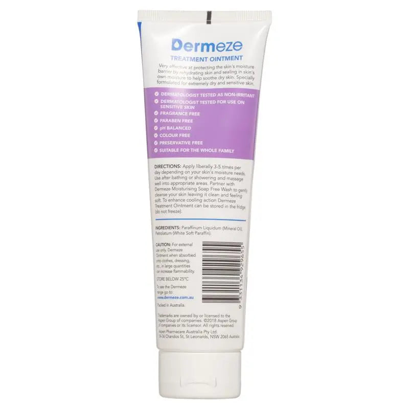 Dermeze Treatment Ointment Tube 100g