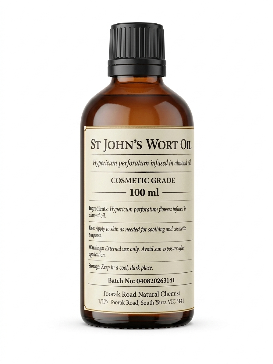 St John's Wort Oil in Almond Oil 100mL