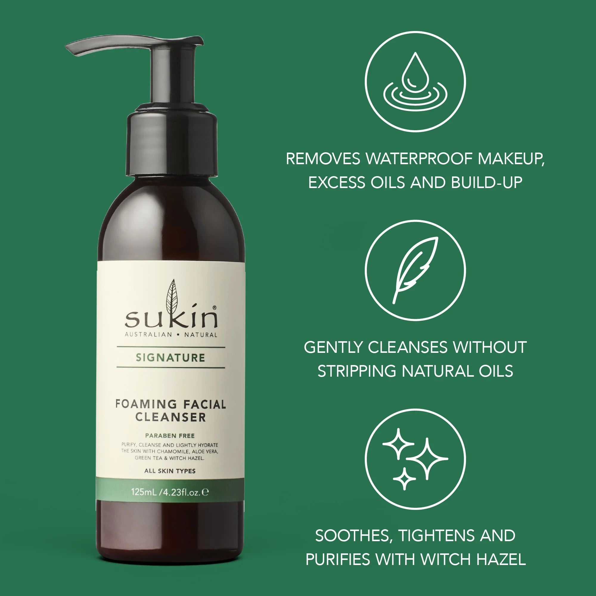 Sukin Foaming Facial Cleanser 125mL