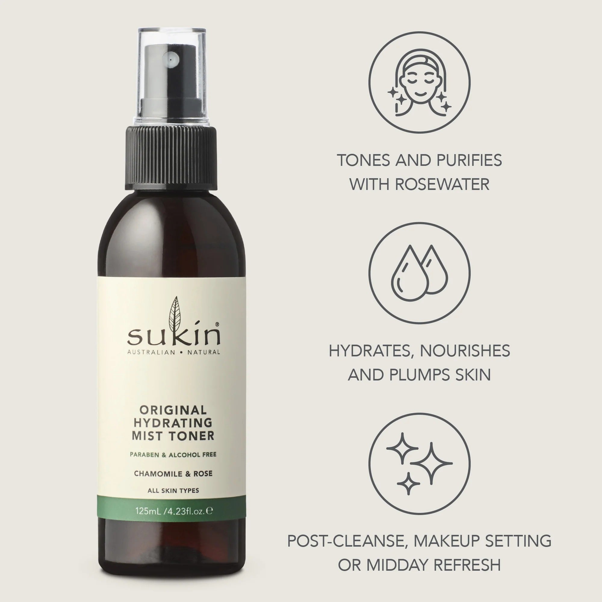 Sukin Hydrating Mist Toner 125mL