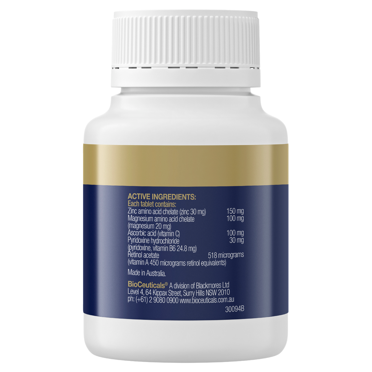 BioCeuticals Zinc Sustain 120 Tablets
