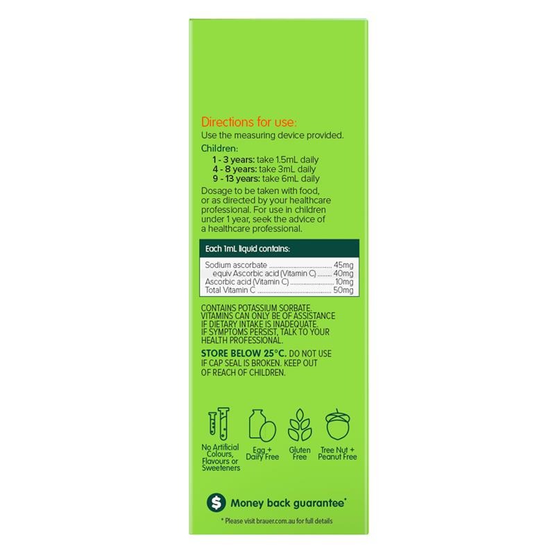 Brauer Baby & Kids Liquid Vitamin C 100mL
