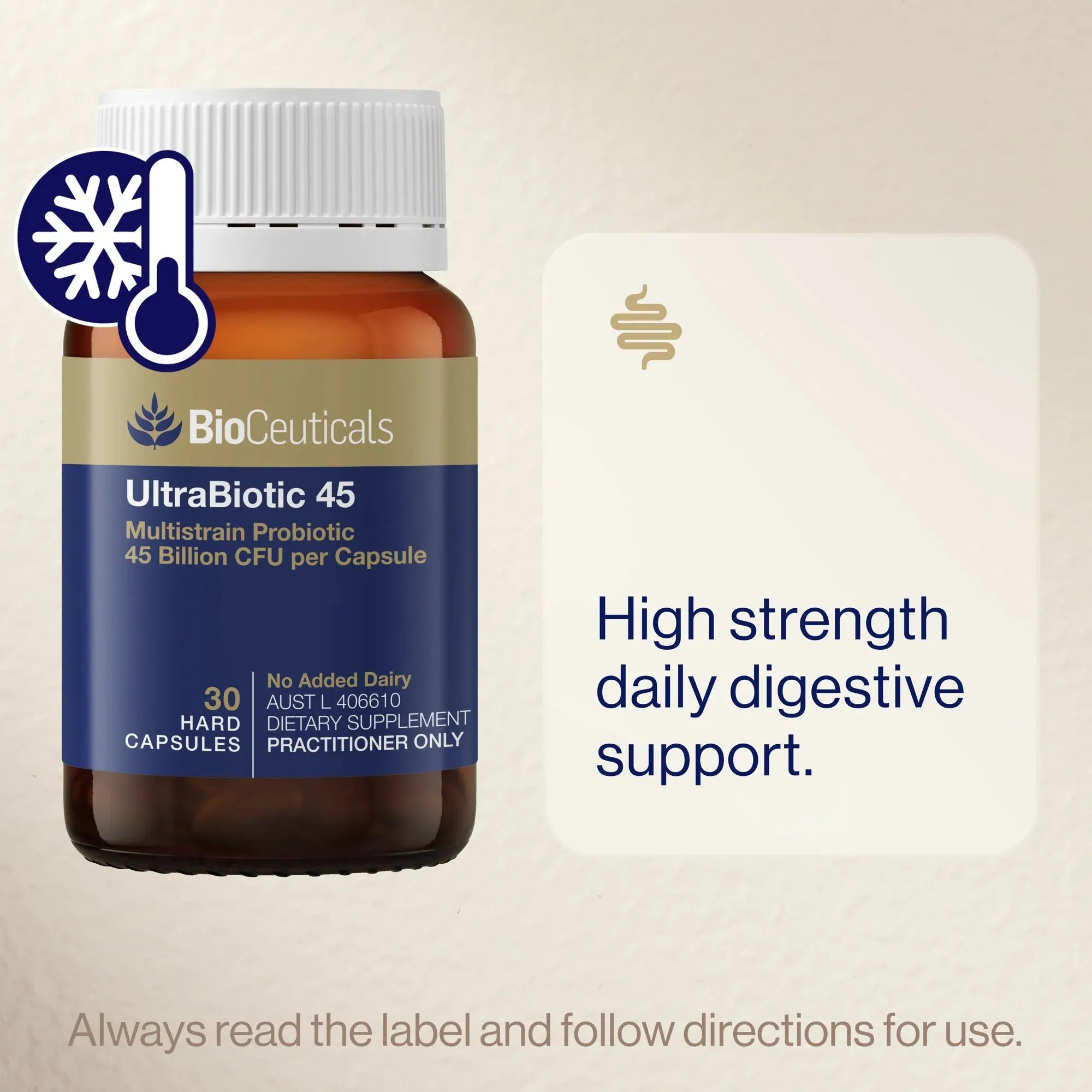 BioCeuticals Ultbiotic 45 30 Capsules