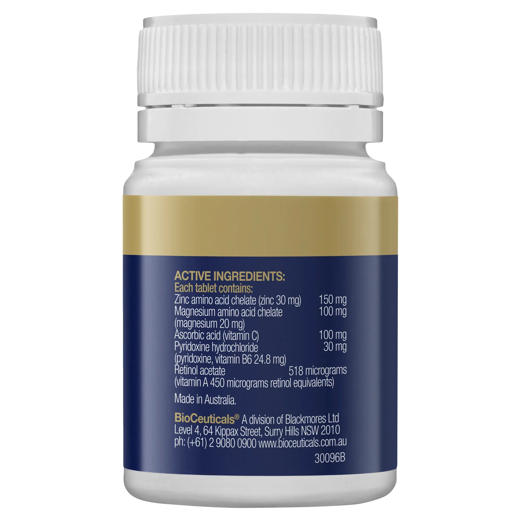 BioCeuticals Zinc Sustain 60 Tablets