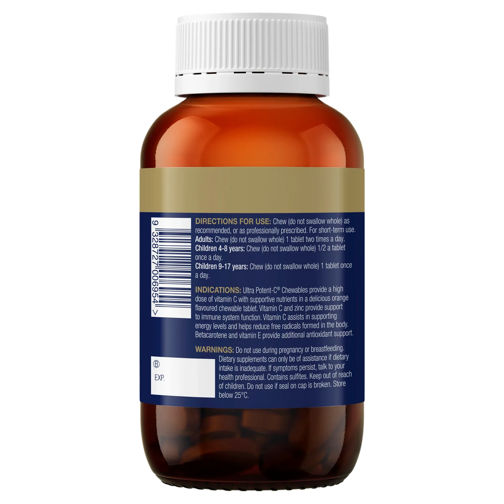 BioCeuticals Ultra Potent-C Chewable 60 Tablets