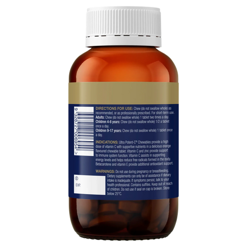 BioCeuticals Ultra Potent-C Chewable 60 Tablets