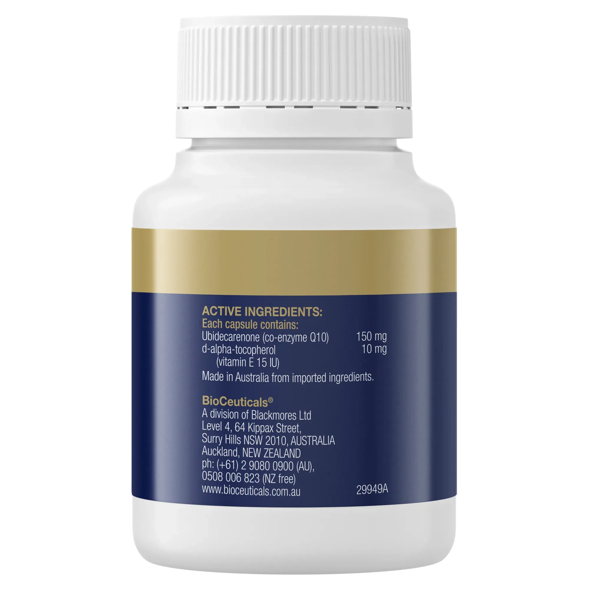 BioCeuticals CoQ10 Excel 150mg 60 Capsules