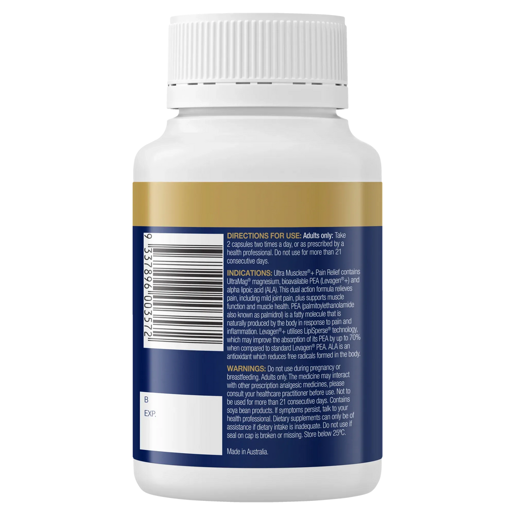BioCeuticals Ultra Musc+Pain Relief 56 Capsules
