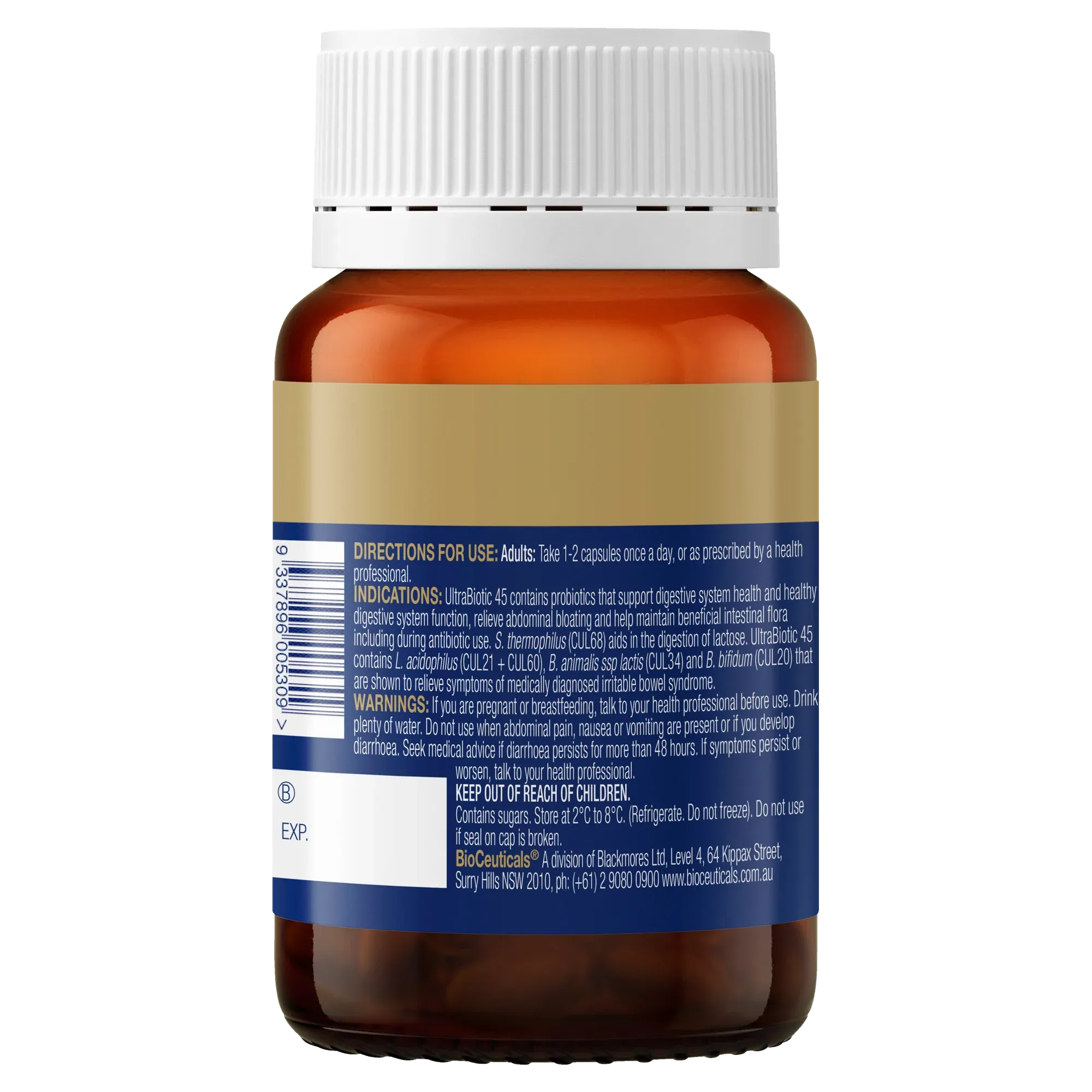 BioCeuticals Ultbiotic 45 30 Capsules