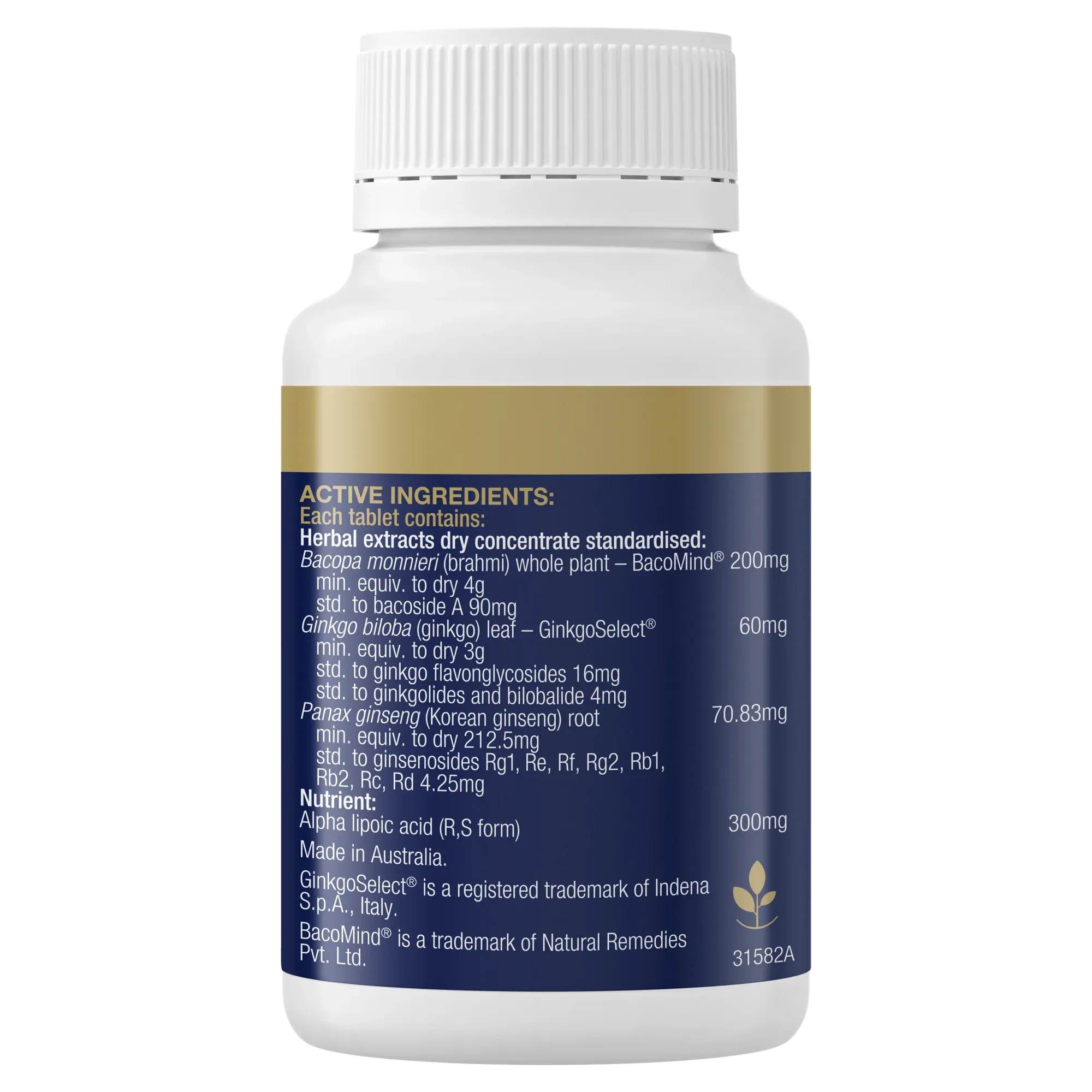 BioCeuticals Cognition Support 60 Tablets