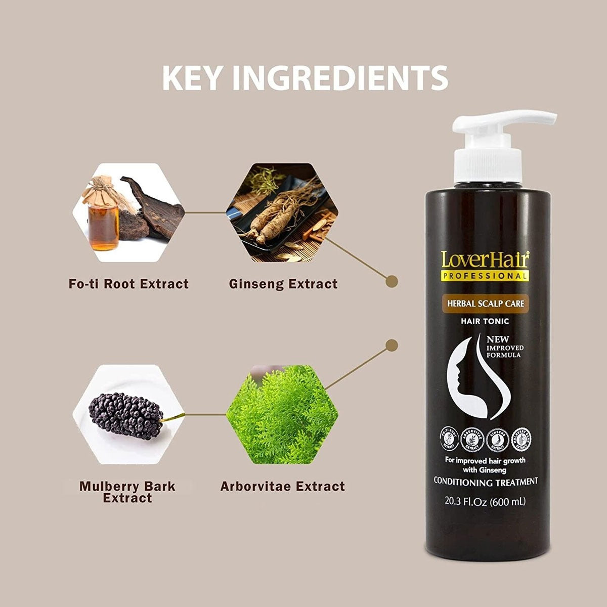 LOVERCARE Herbal Scalp Care Conditioner 600mL