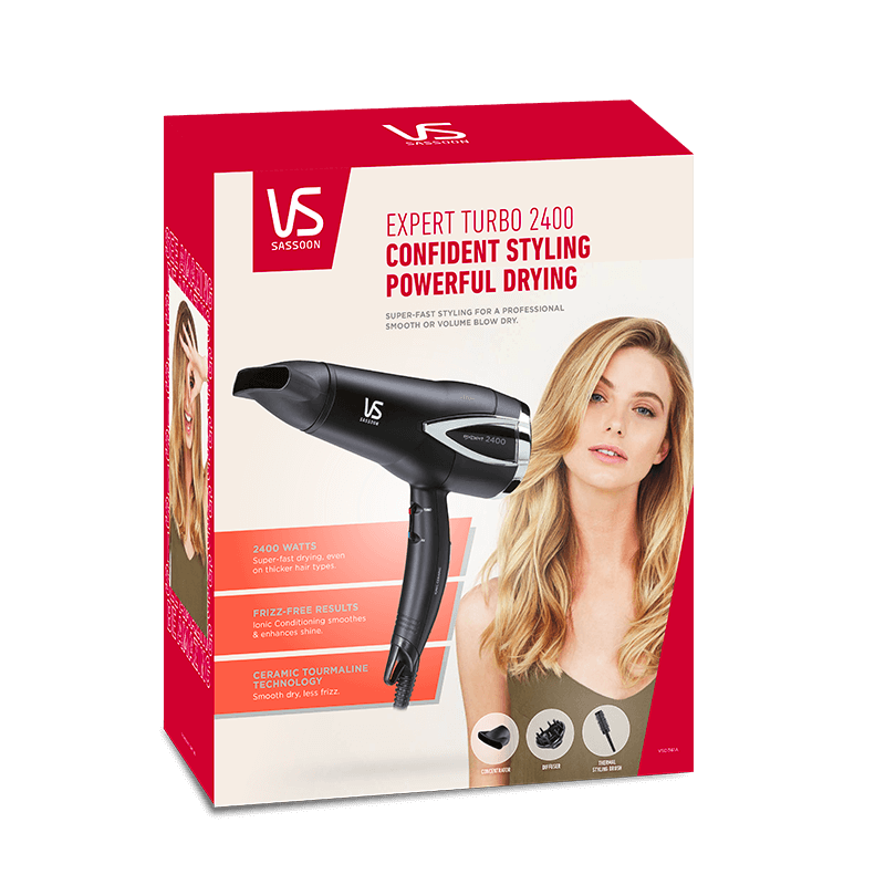 VS Sassoon Expert Turbo 2400 Dryer 1 Each