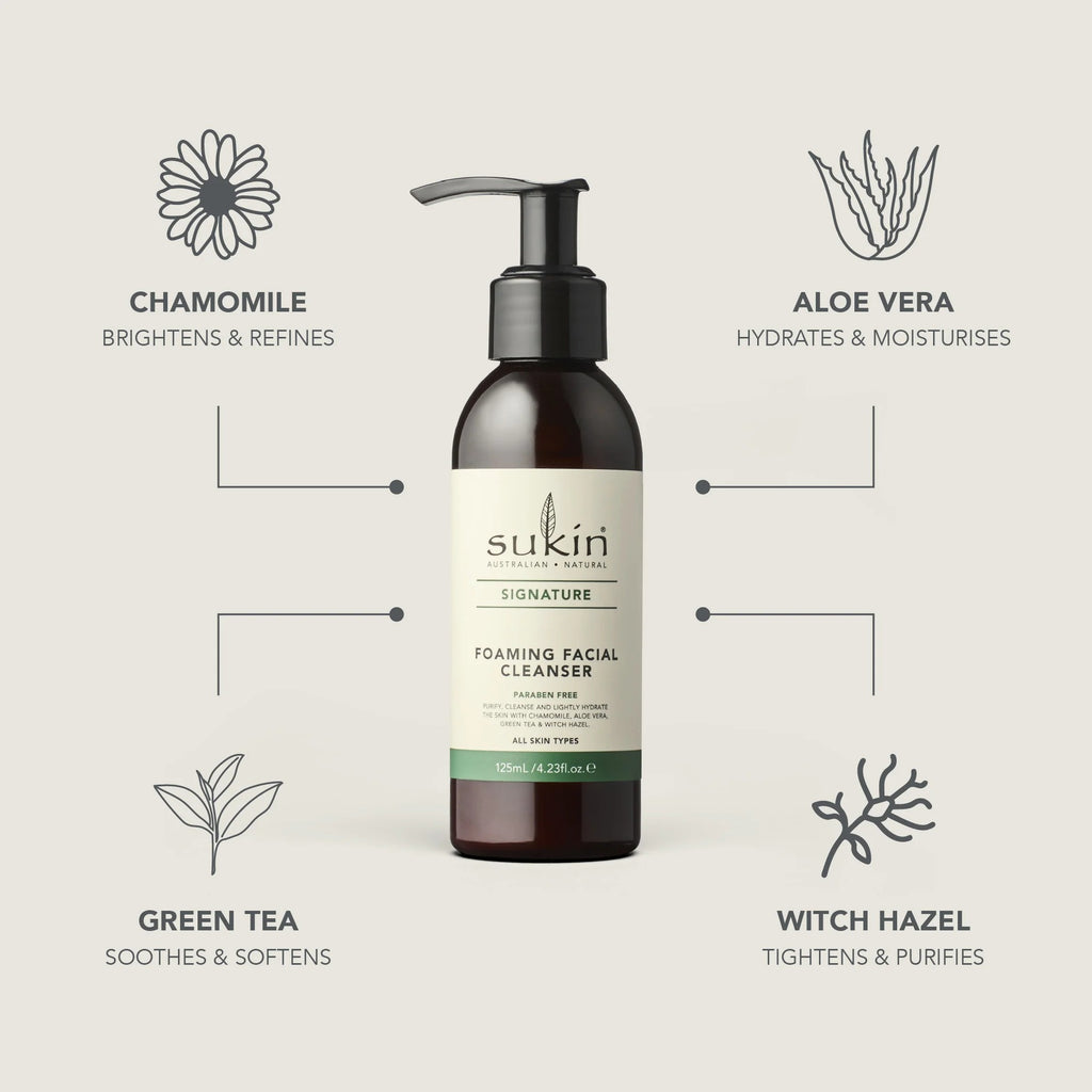 Sukin Foaming Facial Cleanser 125mL